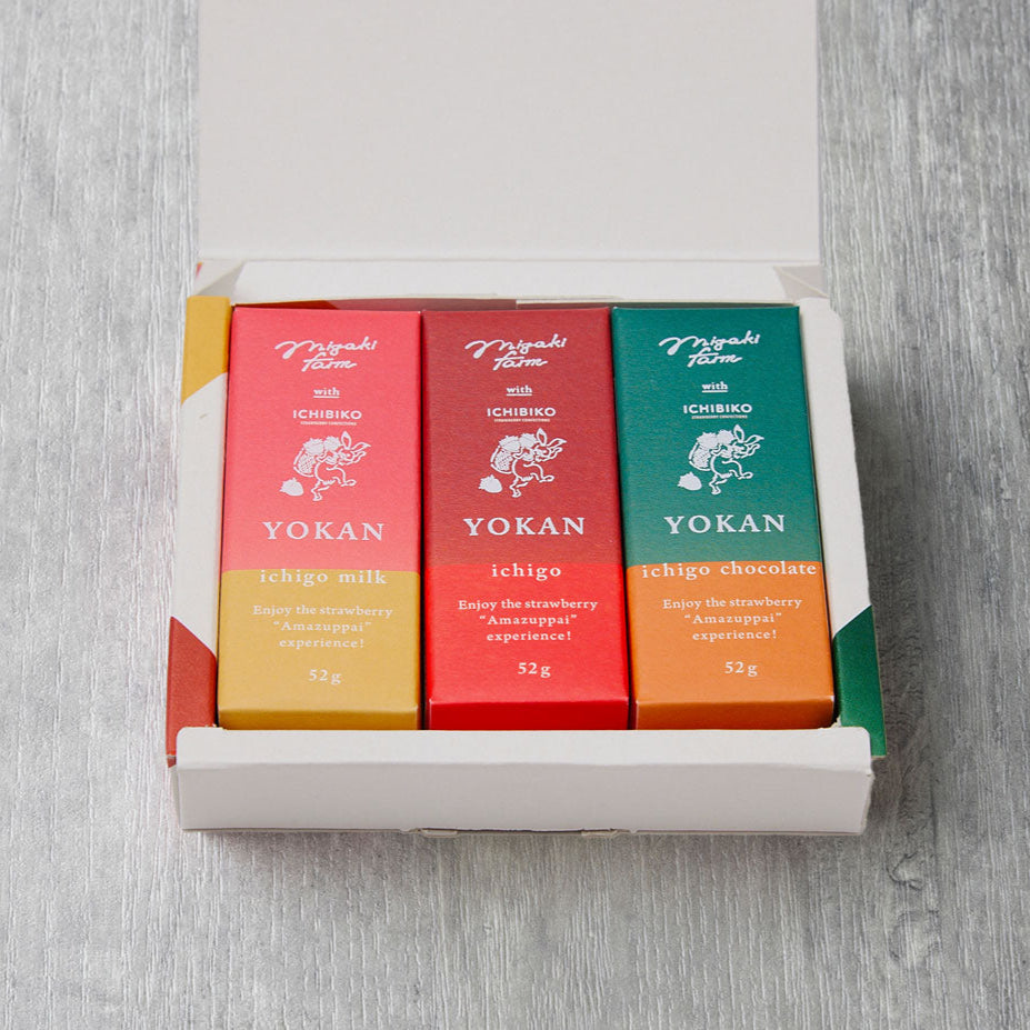 【NEW】【MIGAKI FARM CRAFT】MIGAKI FARM × ICHIBIKO コラボ羊羹（3個入り）