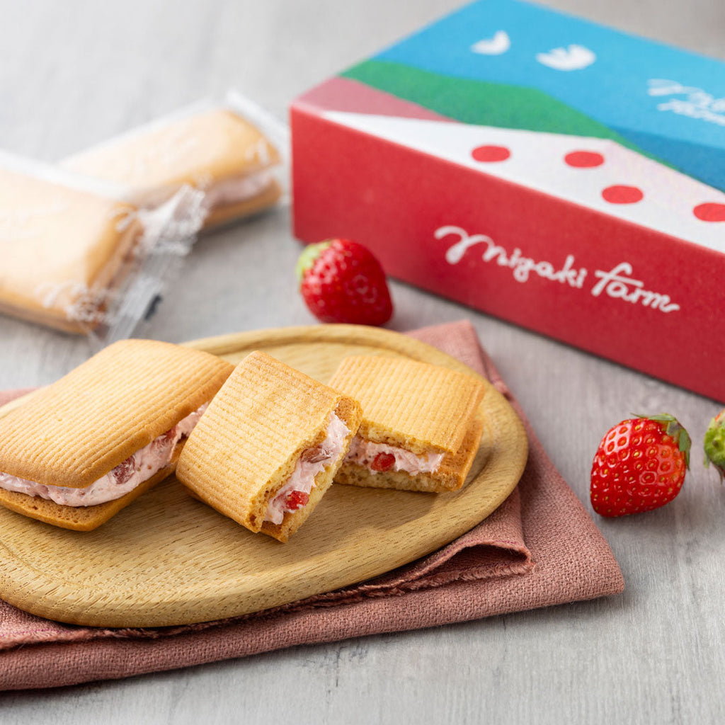 【MIGAKI FARM CRAFT】いちごバターサンド(1箱4個入)